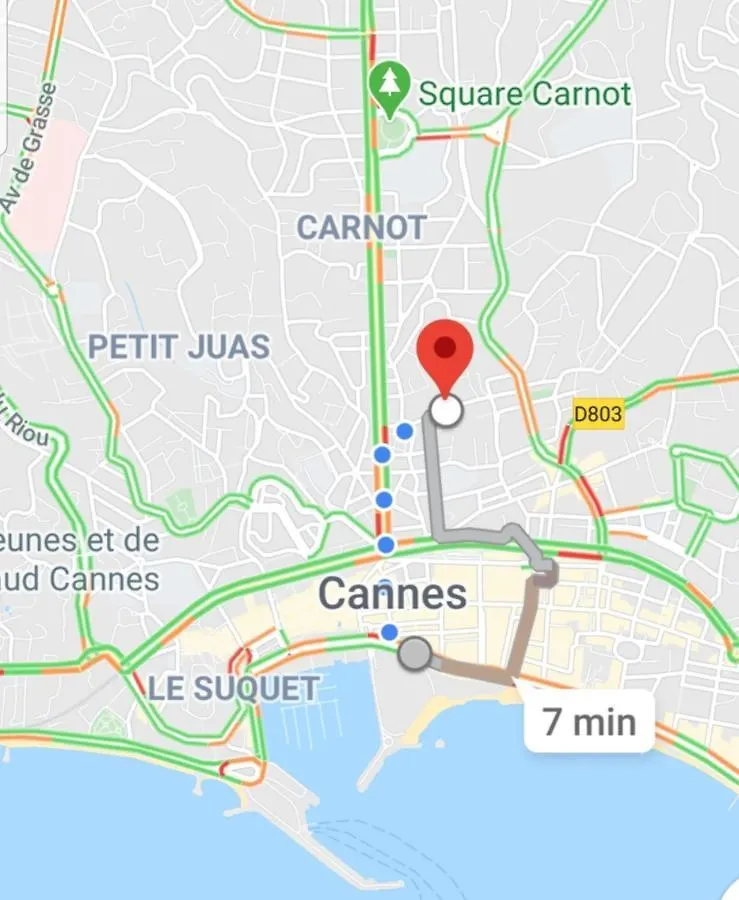 Apartment Studio Center Cannes Grande Terasse